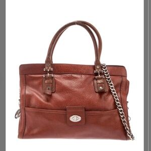 Authentic Vintage LANVIN Leather Top Handle Bag